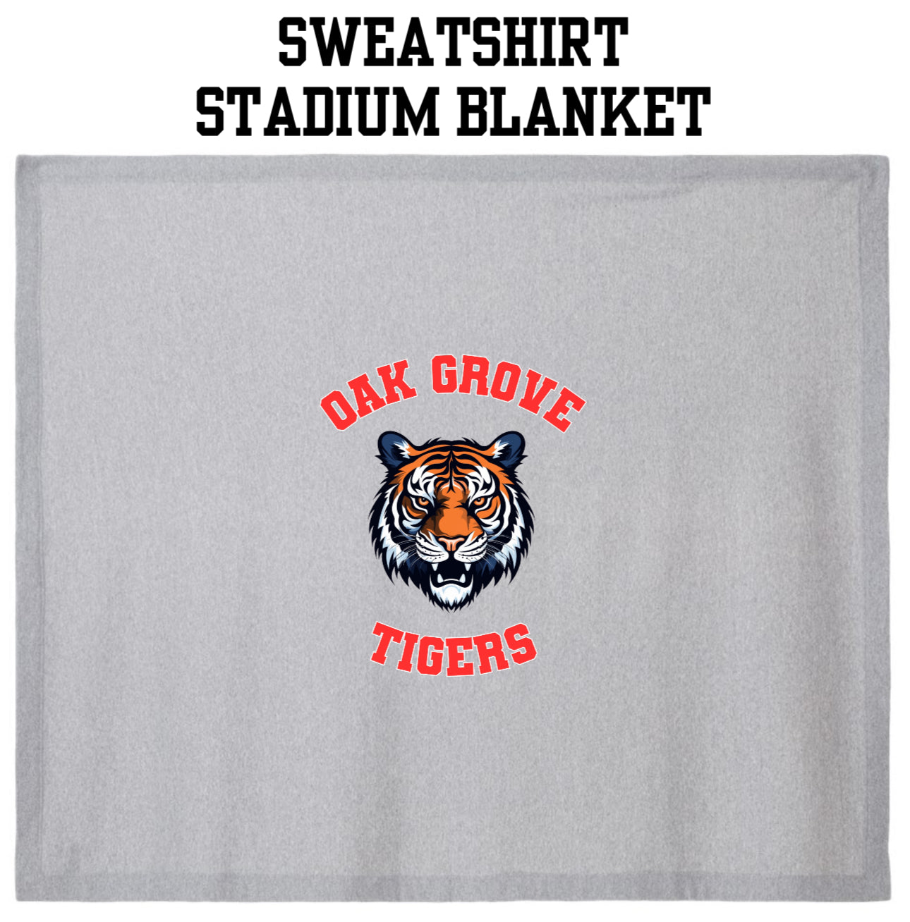 Oak Grove Elementary School Fundraiser Stadium Blanket