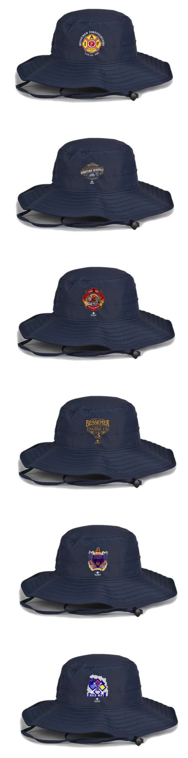 Bessemer - Hats, Beanies, & Blankets, Duffle Bags (Officer City Logo, Heavy Rescue, Local 980 & All Stations) with Embroidery Option