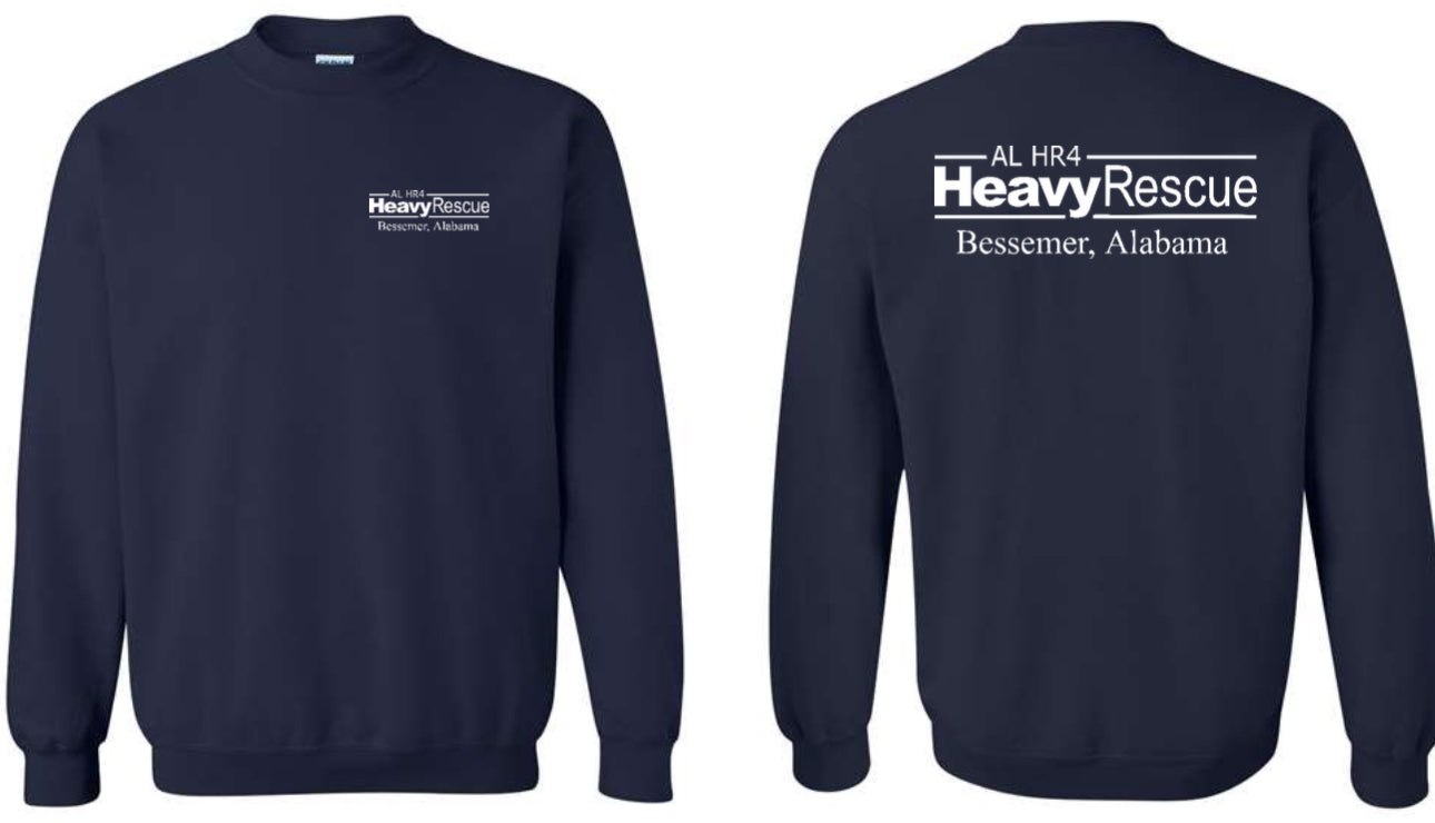 Bessemer - Sweatshirt (Firefighter & Officer City Logo, Heavy Rescue, Local 980 & All Stations)
