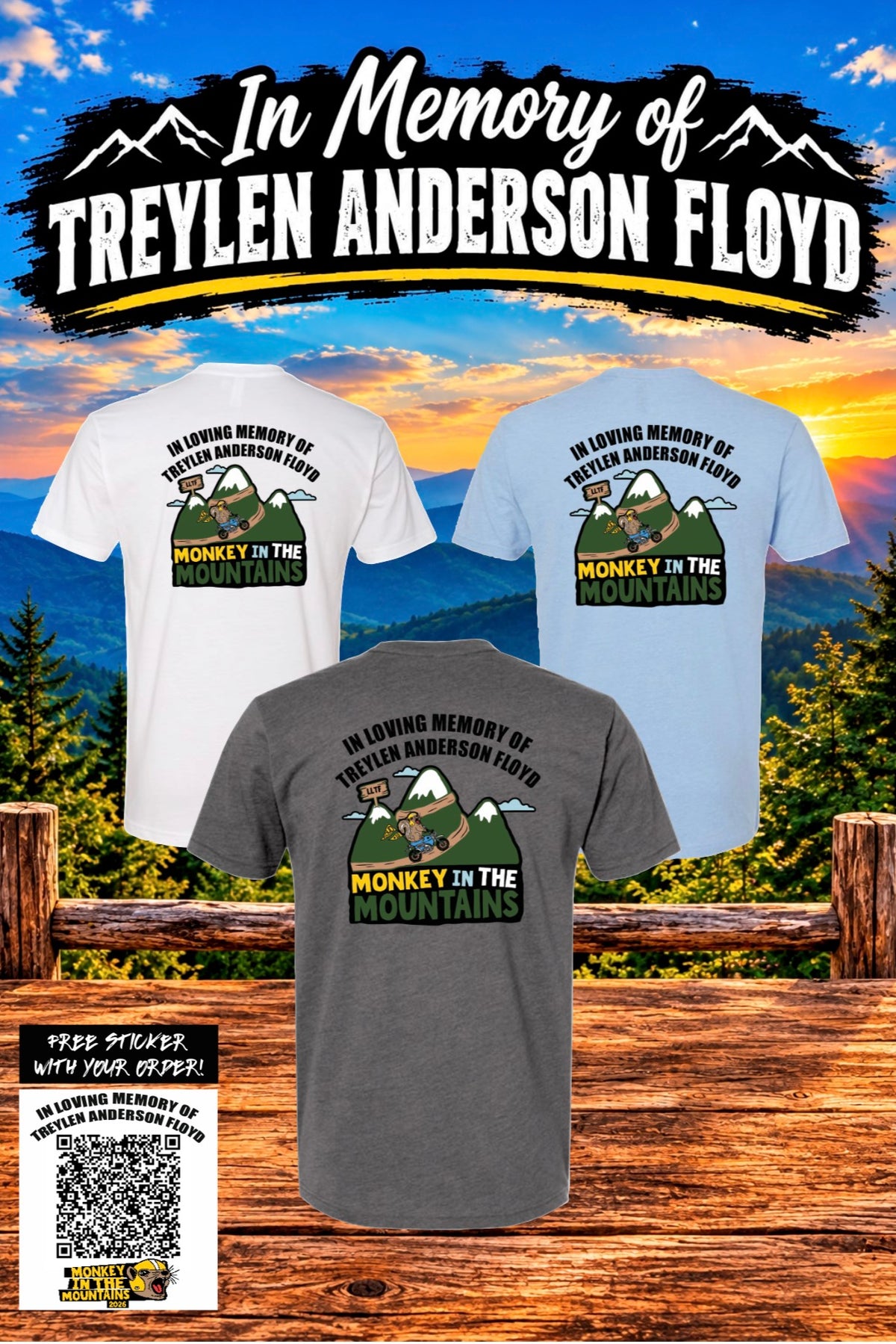 Monkey in the Mountain T Shirts
