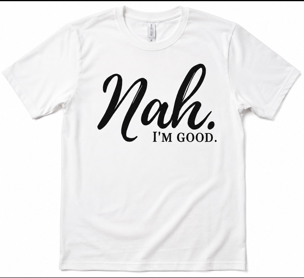 Nah. I’m good