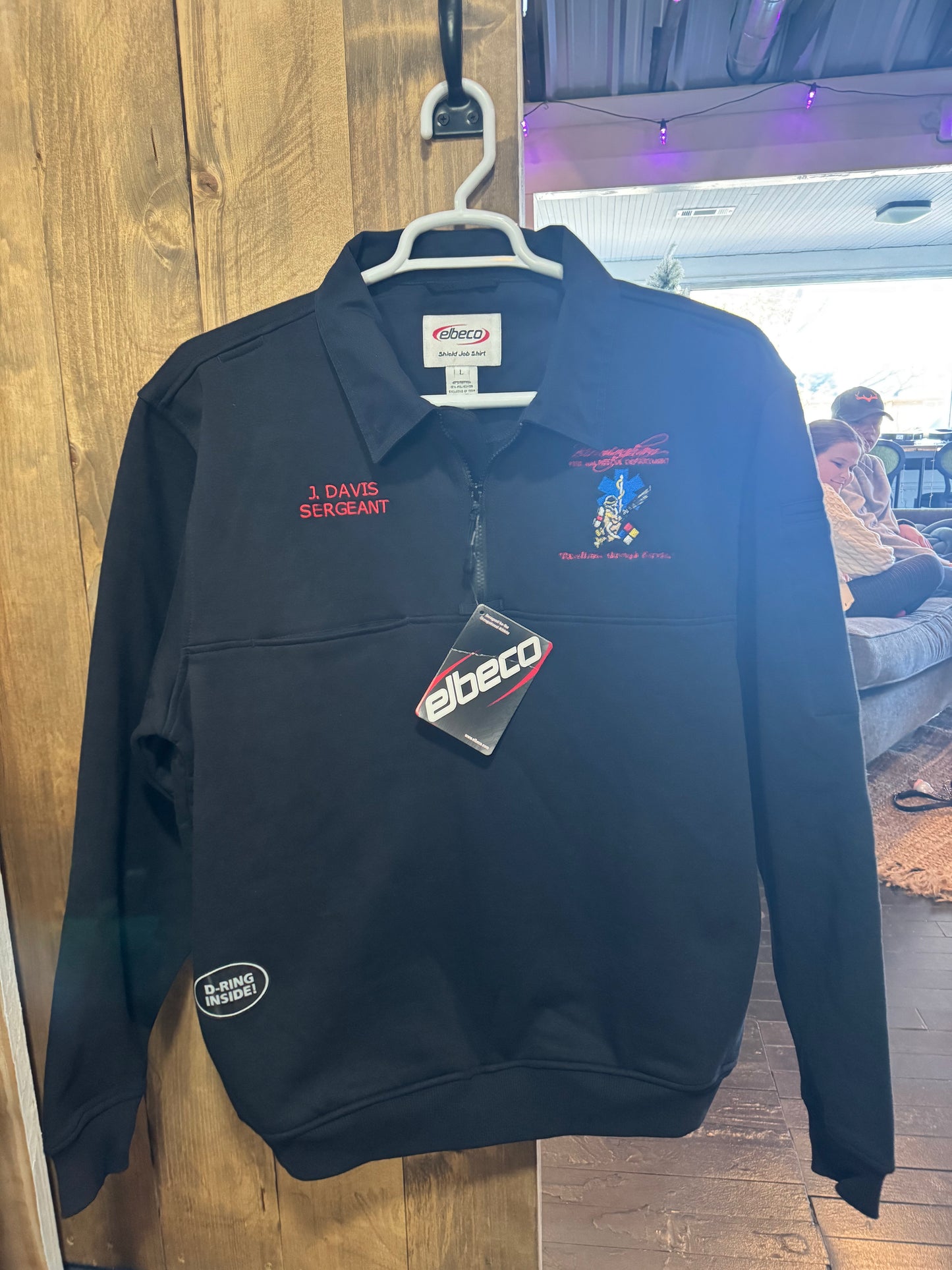 BFRS: Official Logo Elbeco Shield Job Shirt (Embroidered Quarter Zip or Full Zip)