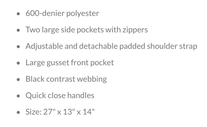 BFRS Official Logo: Personalized Large Duffle Bag