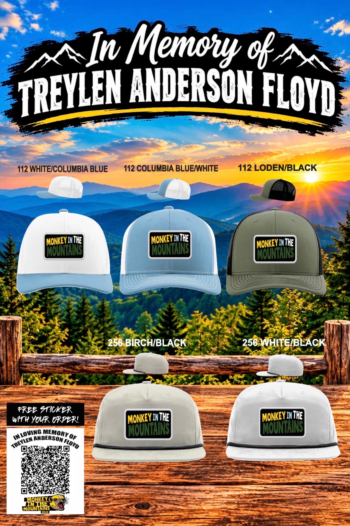 Monkey in the Mountains Hats