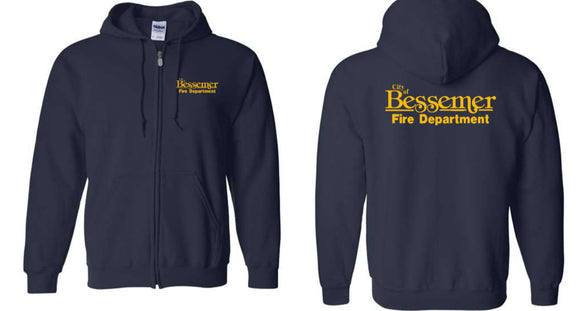 Bessemer - Zip Up Hoodie (City Logo, Heavy Rescue, Local 980 & All Stations)