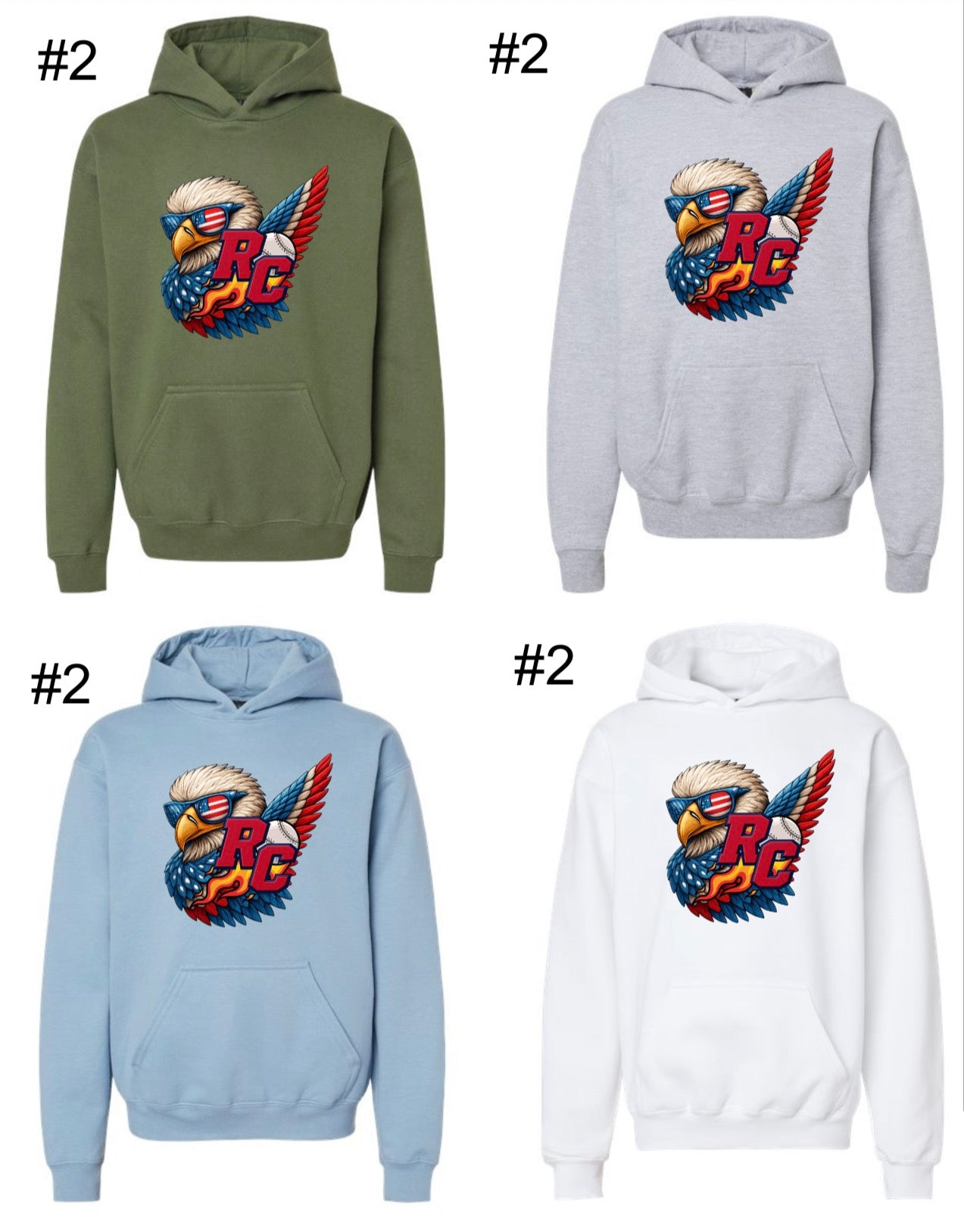 Rock Creek Baseball Youth Hoodies