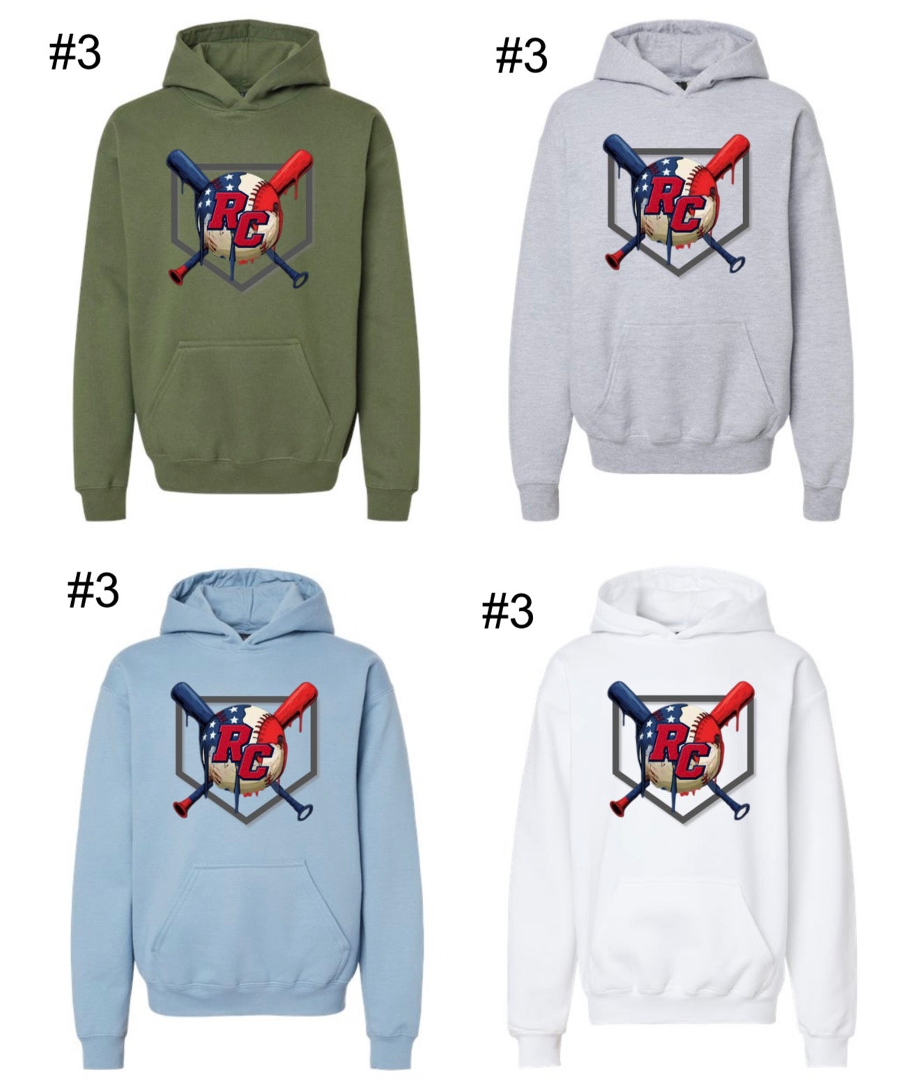 Rock Creek Baseball Youth Hoodies