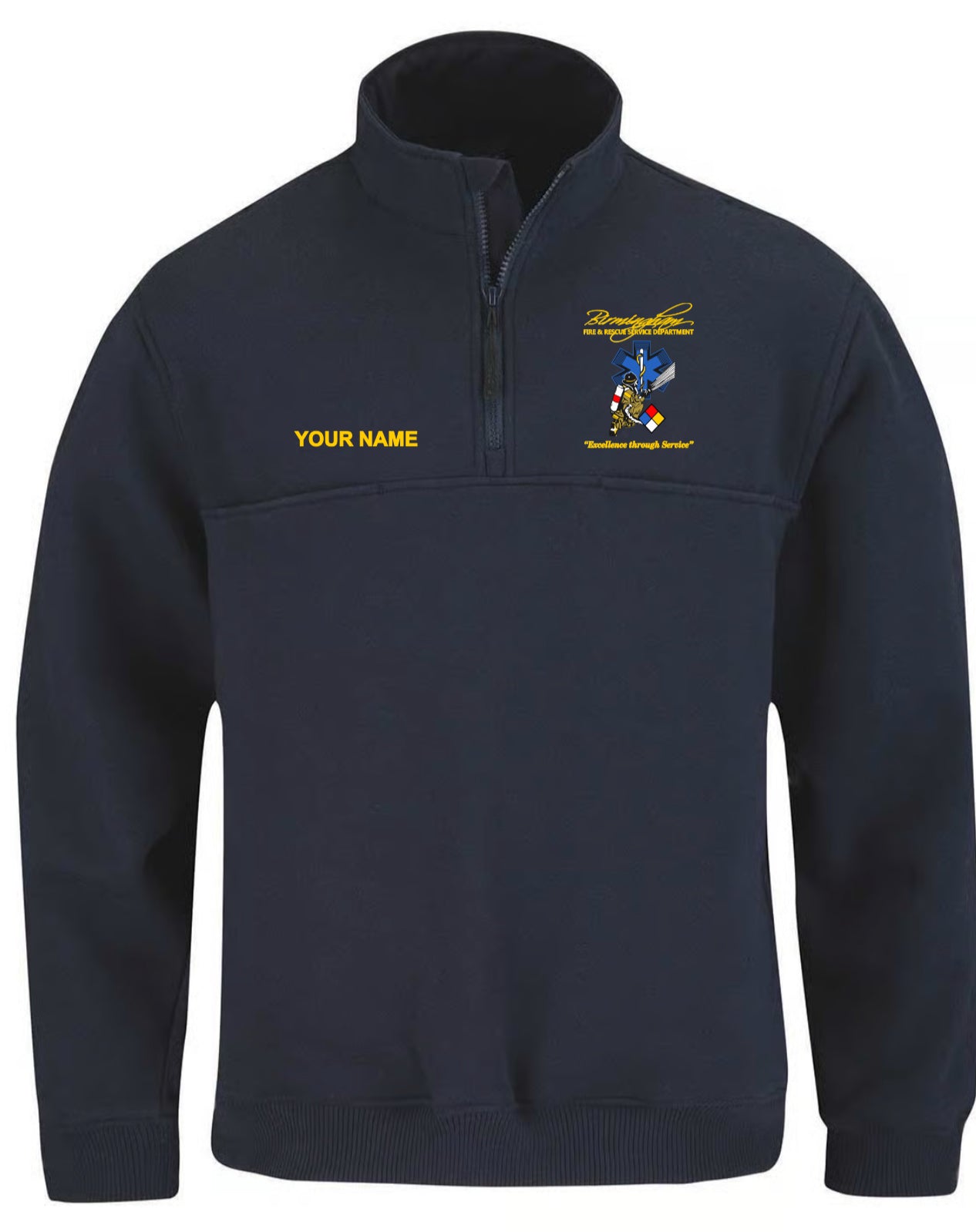BFRS: Official Logo Job Shirt (Embroidered Quarter Zip)