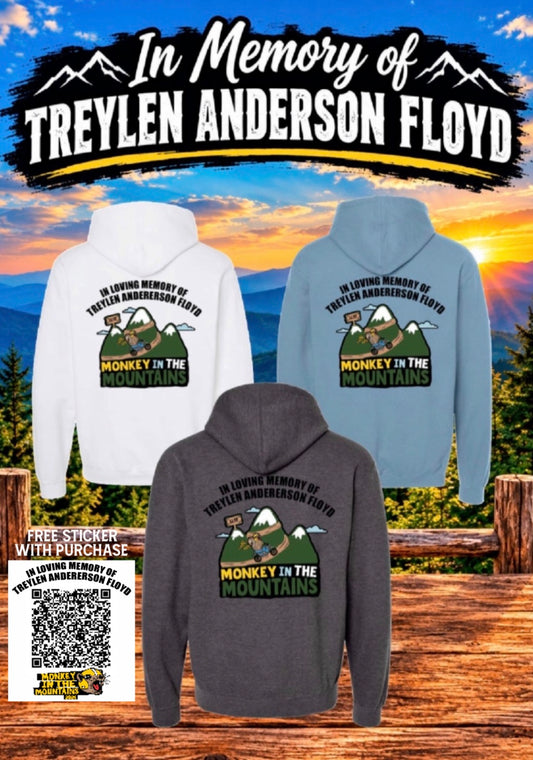 Monkey in the Mountains Hoodies