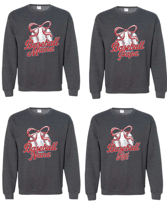 Baseball Family with Bow