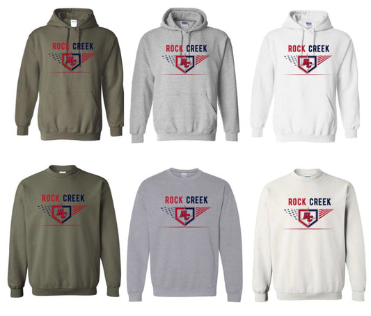 Rock Creek Baseball Adult Sweatshirts or Hoodies