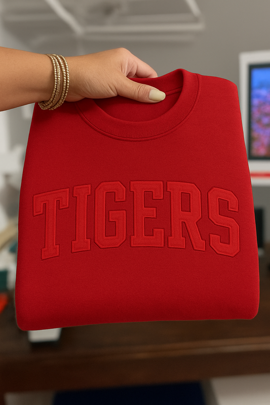 Tigers Embroidered Sweatshirt