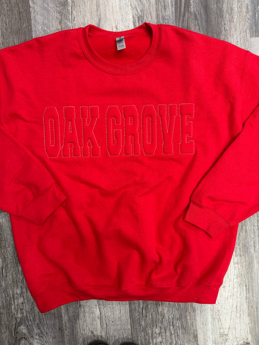 Oak Grove Embroidered Sweatshirt