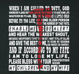 FIREFIGHTER PRAYER SHIRT