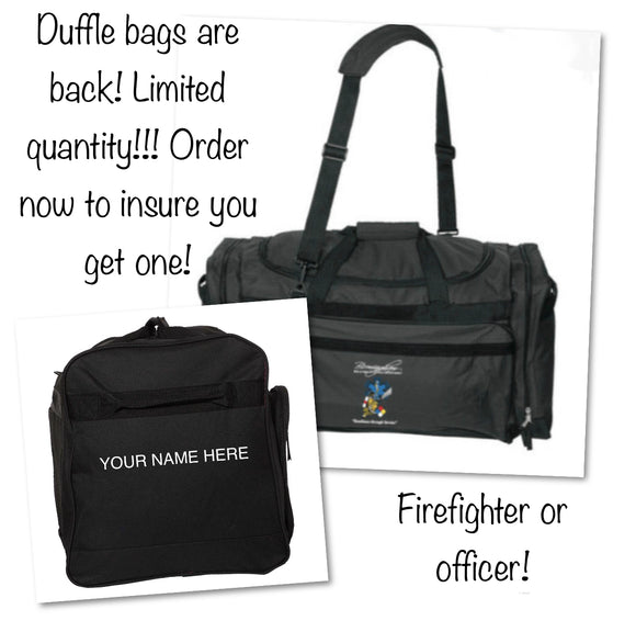 BFRS Official Logo: Personalized Large Duffle Bag