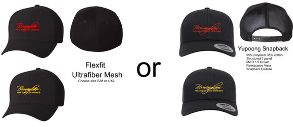 BFRS Official Logo: Flexfit or SnapBack Hats