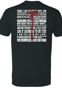 FIREFIGHTER PRAYER SHIRT